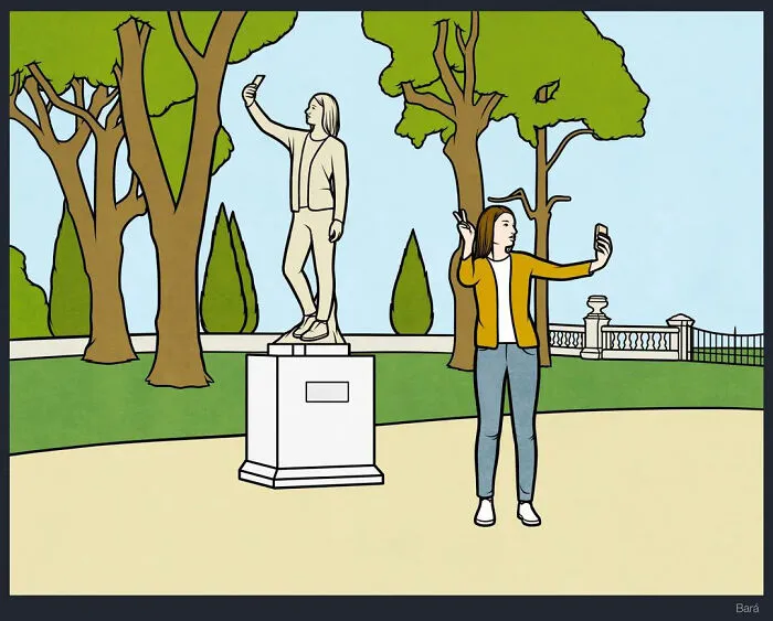 Este artista crea ilustraciones que revelan lo absurdo de los tiempos modernos (15 viñetas nuevas)