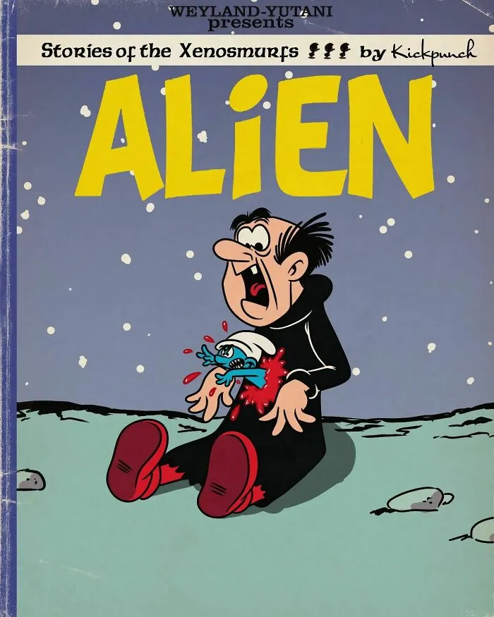 Popular Classic Cartoons Get A Horror Film Treatment By This Artist, And Here Are The Best 35 Illustrations