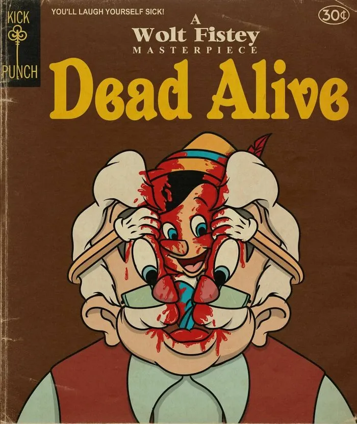 Popular Classic Cartoons Get A Horror Film Treatment By This Artist, And Here Are The Best 35 Illustrations