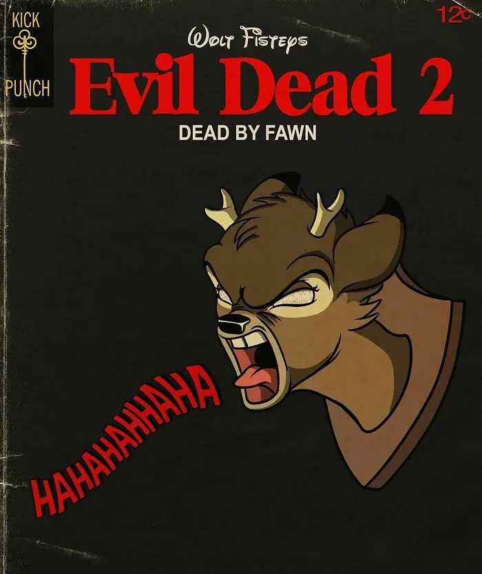 Popular Classic Cartoons Get A Horror Film Treatment By This Artist, And Here Are The Best 35 Illustrations