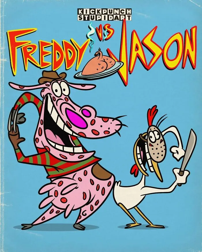 Popular Classic Cartoons Get A Horror Film Treatment By This Artist, And Here Are The Best 35 Illustrations
