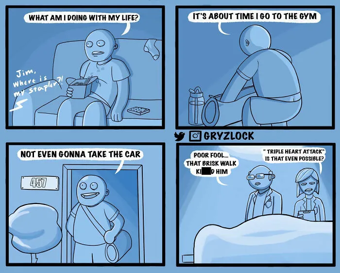 This Artist Draws Sarcastic Comics With Twisted Endings (40 Pics)