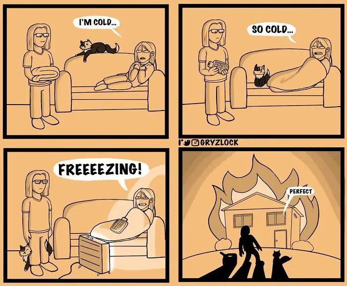 This Artist Draws Sarcastic Comics With Twisted Endings (40 Pics)