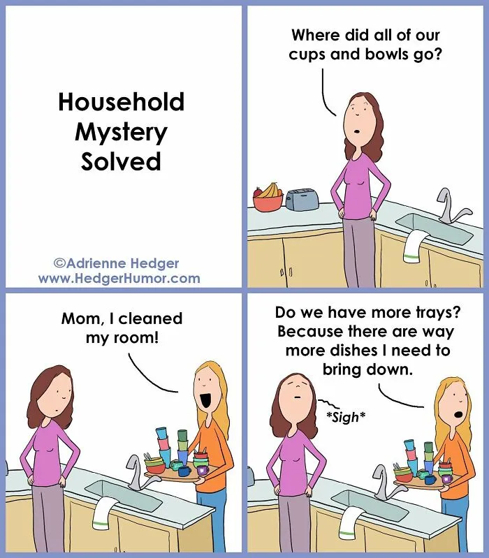 30 Cartoons Illustrating What Being A Parent Is Really Like By Hedger Humor (New Pics)