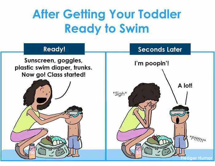30 Cartoons Illustrating What Being A Parent Is Really Like By Hedger Humor (New Pics)