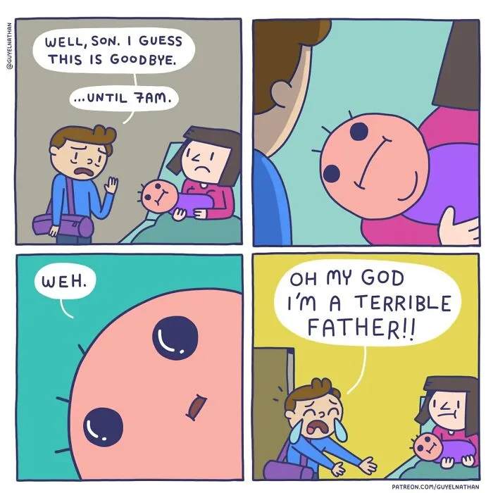 What Life's Like When You've Just Become A Father: 50 Comics By This Artist
