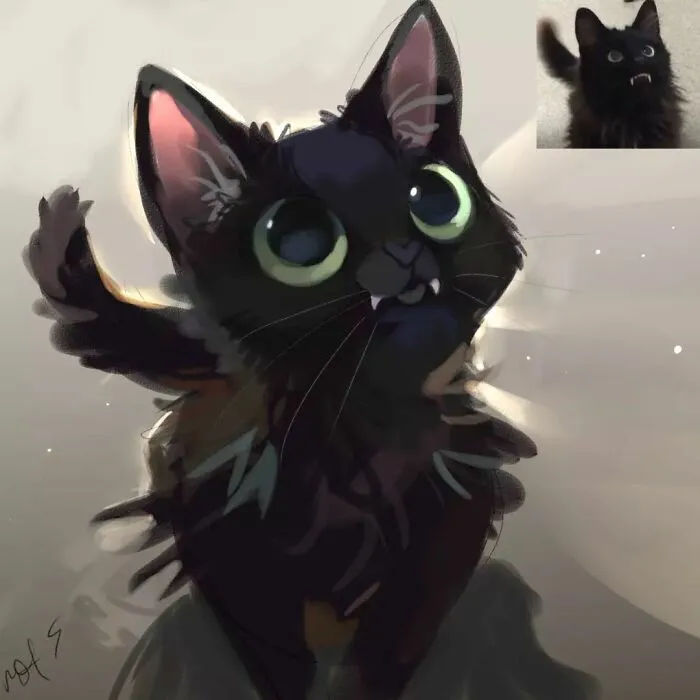 30 Divertidas fotos de animales convertidas en adorables dibujos, por “Mr. Lucifer”