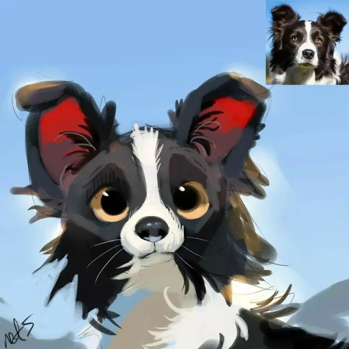 30 Divertidas fotos de animales convertidas en adorables dibujos, por “Mr. Lucifer”