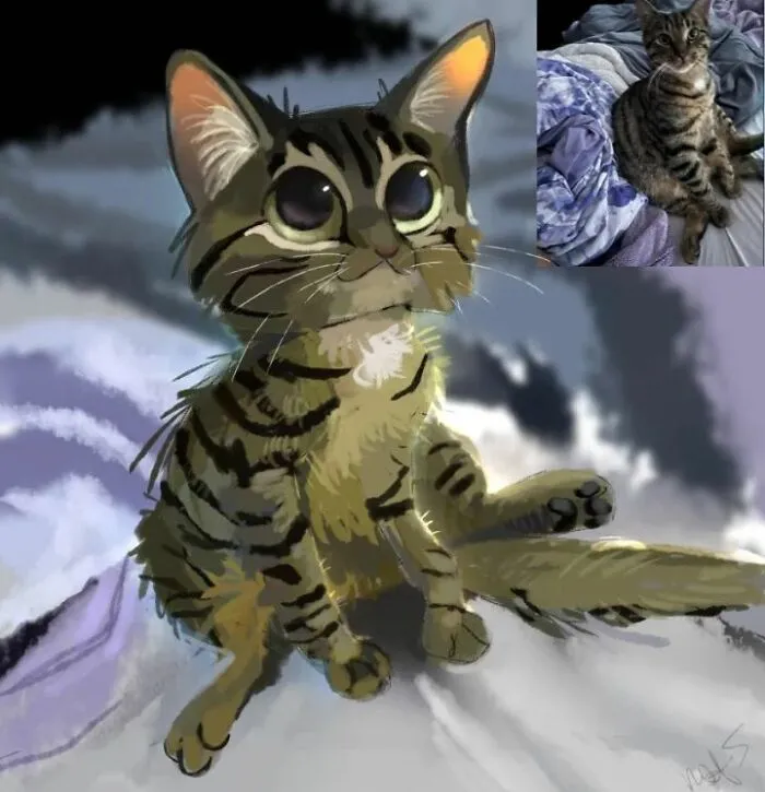 30 Divertidas fotos de animales convertidas en adorables dibujos, por “Mr. Lucifer”