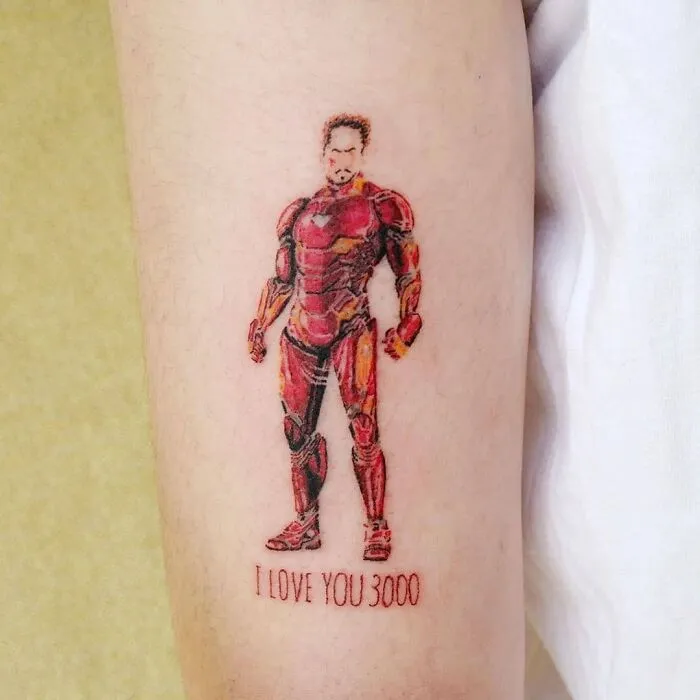 Iron Man Arm Tattoo 