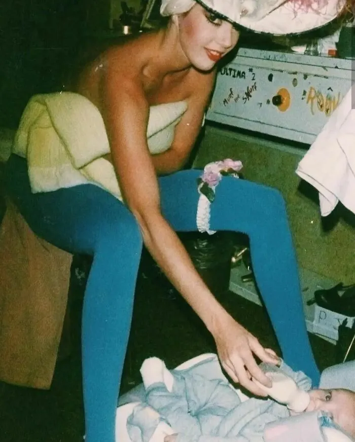 Here I Am With My Mom, Backstage At The Tropicana On The Las Vegas Strip [circa 1989]. What A Life!"
