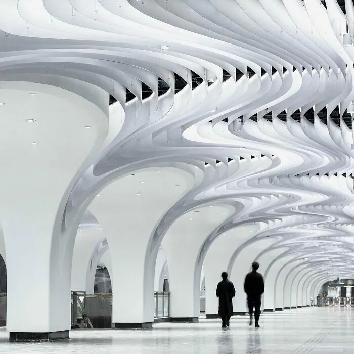 La estación Yuyuan en el metro de Shanghái