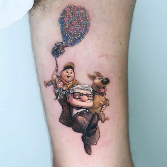 Up Inspired Tattoo