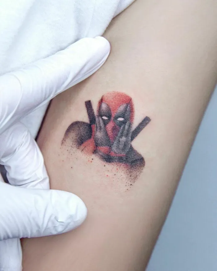Handpoked Deadpool