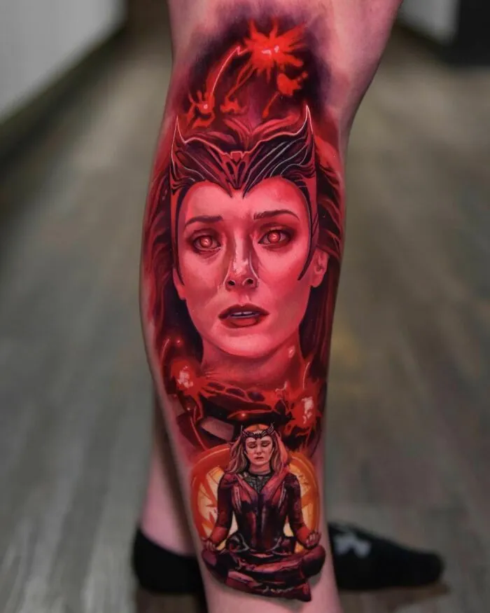 Wanda Calf Tattoo 