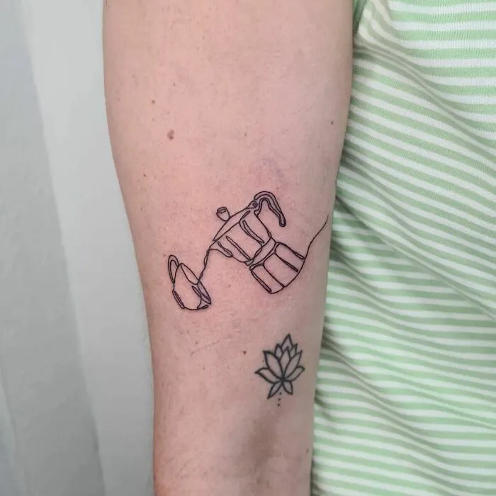 Making Coffee Tattoo