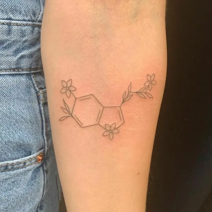 Serotonin Molecule