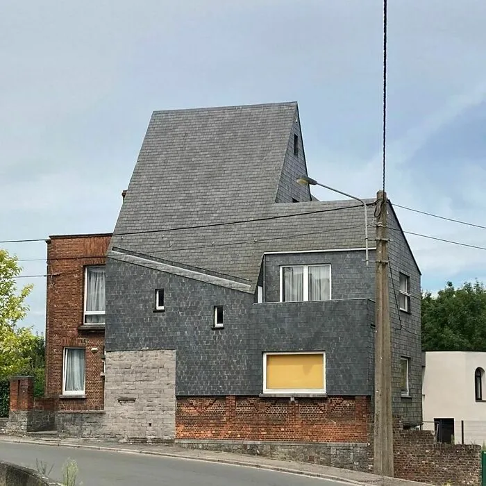 Casas feas belgas. Literalmente