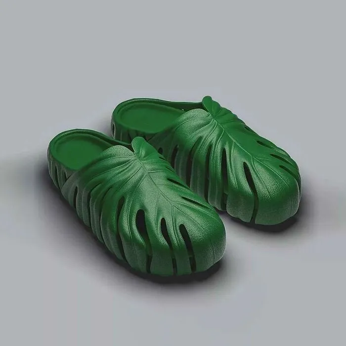 Los zuecos “Monstera”