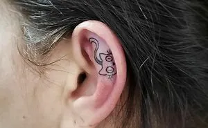 105 Ear Tattoo Ideas You'd Want To Consider Having Done