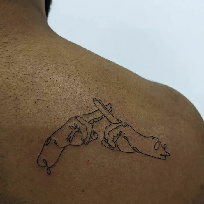 Single Line Hand