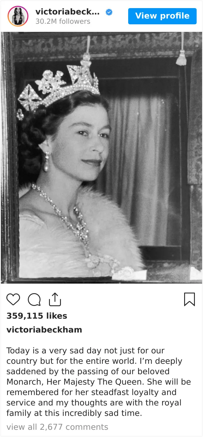 The World Reacts To Queen Elizabeth II’s Passing (50 Tributes)