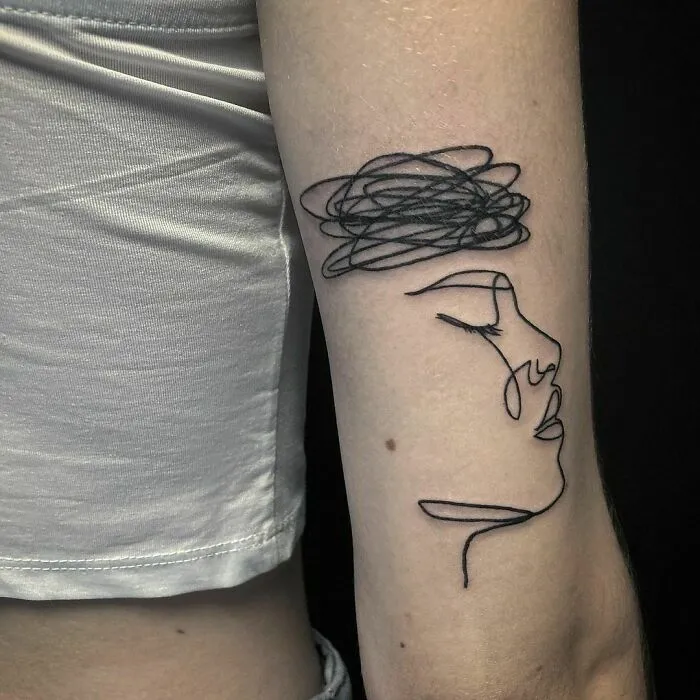 Single Line Face