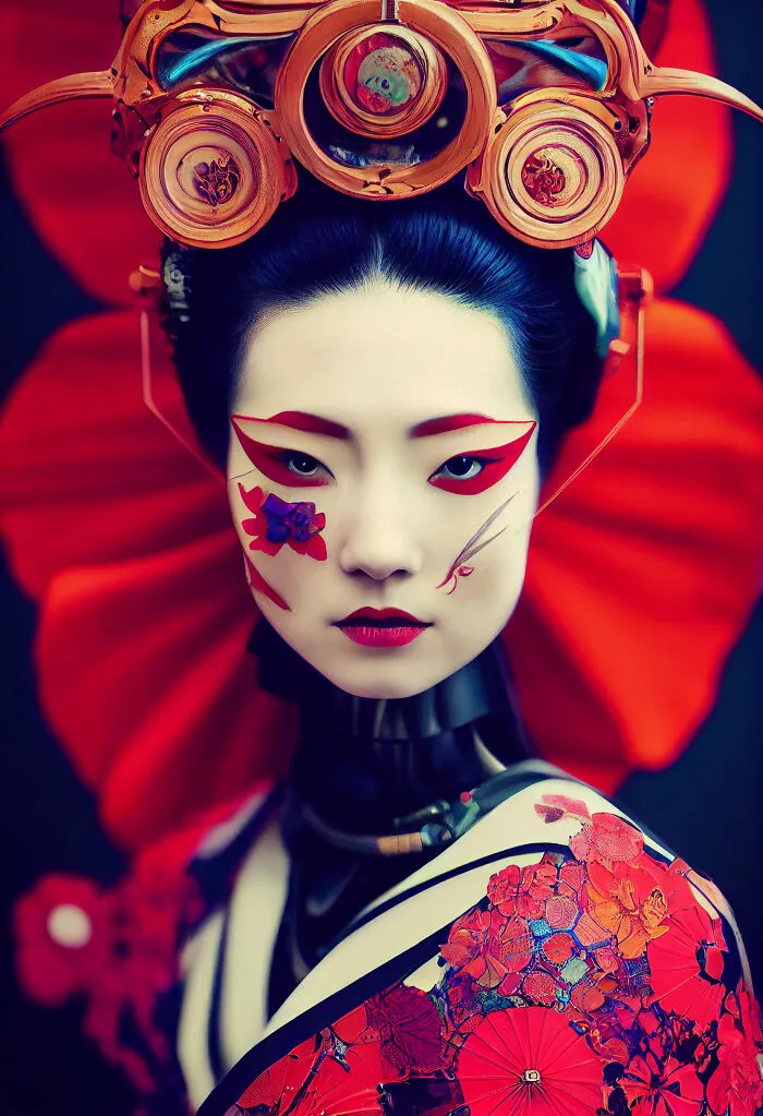 I Created Steam Punk And Futuristic Geisha Looks (6 New Pics)