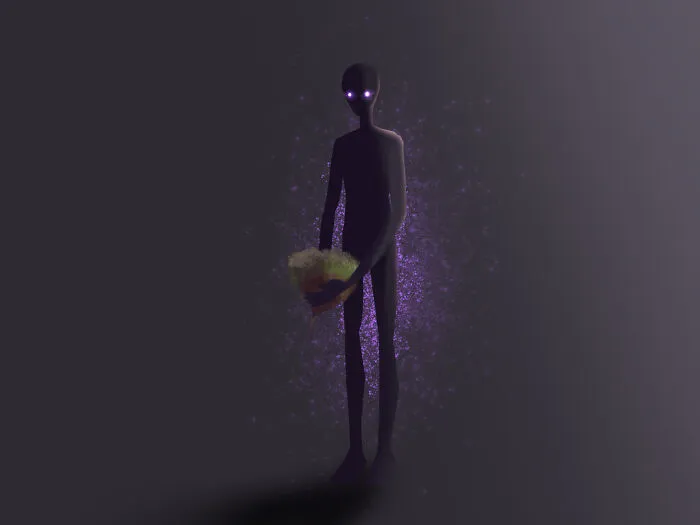A Minecraft Enderman