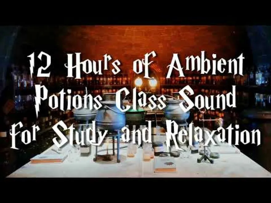 I Made An Ambient Sounds Video Of A Hogwarts Potions Class