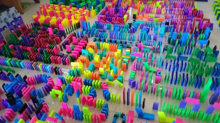I Am A Domino Artist 0n Youtube, Here Are 9 Different Photos Of Projects I Have Made