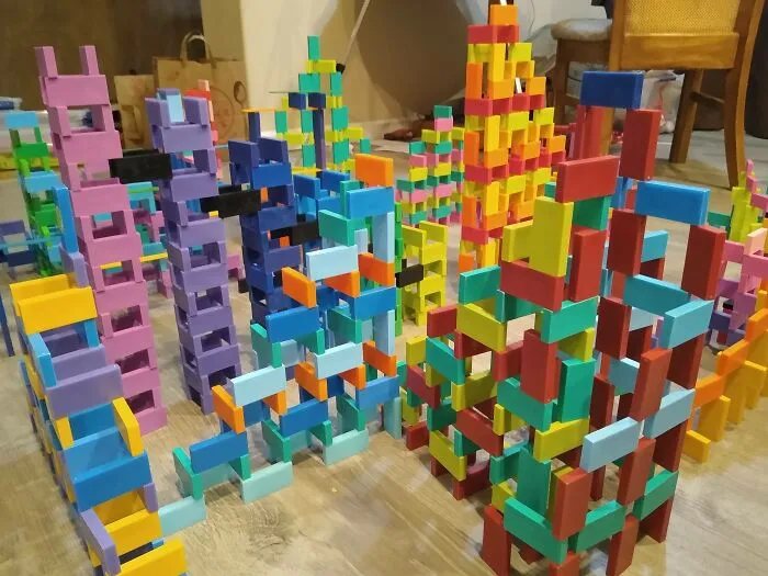 I Am A Domino Artist 0n Youtube, Here Are 9 Different Photos Of Projects I Have Made