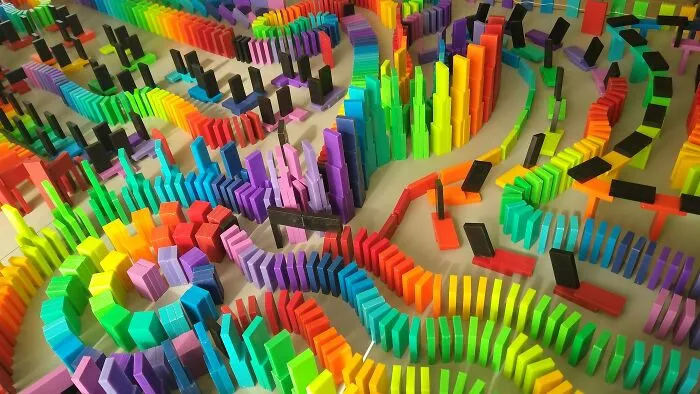 I Am A Domino Artist 0n Youtube, Here Are 9 Different Photos Of Projects I Have Made