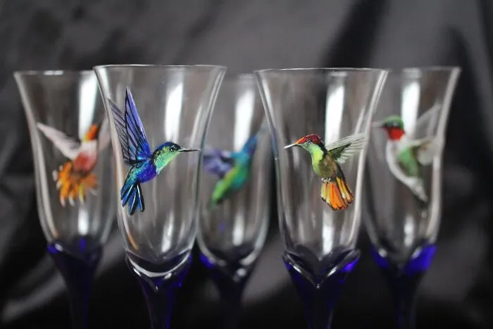I Use Various Glassware For Painting Hyperrealistic Animals And Here Are 20 Photos Of Them (New Pics)