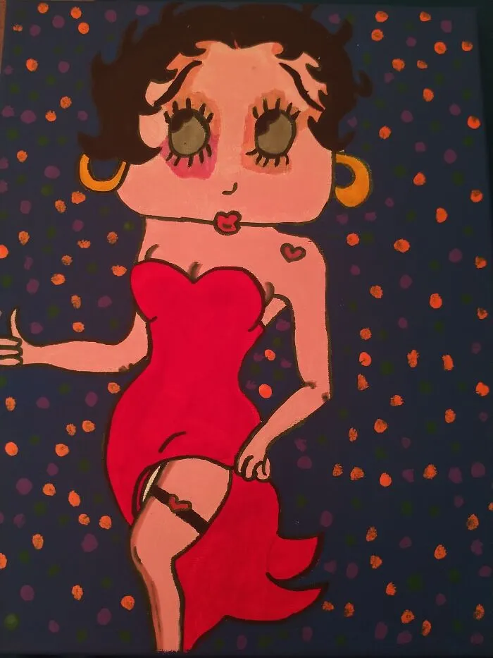 Drew Myself As Betty Haha