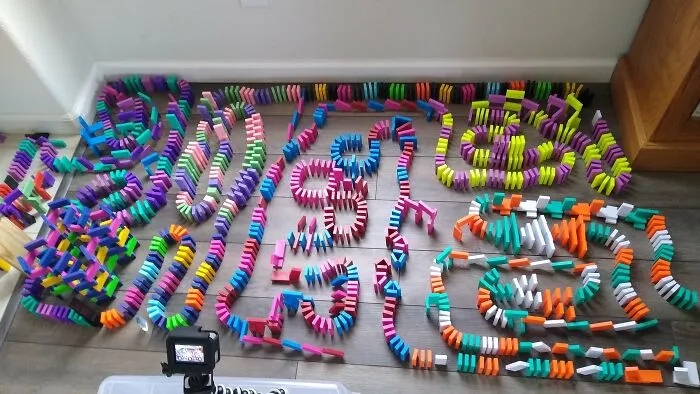 I Am A Domino Artist 0n Youtube, Here Are 9 Different Photos Of Projects I Have Made
