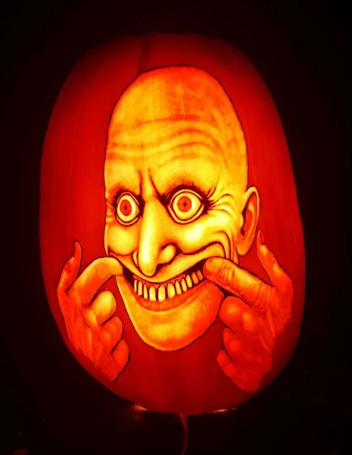 Smile Pumpkin Carving