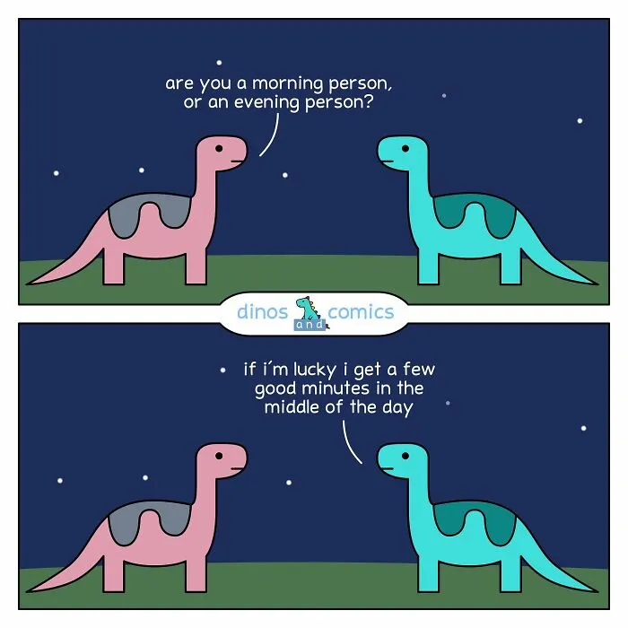 30 Honest Comics About Mental Health Illustrated With Dinosaurs (New Pics)