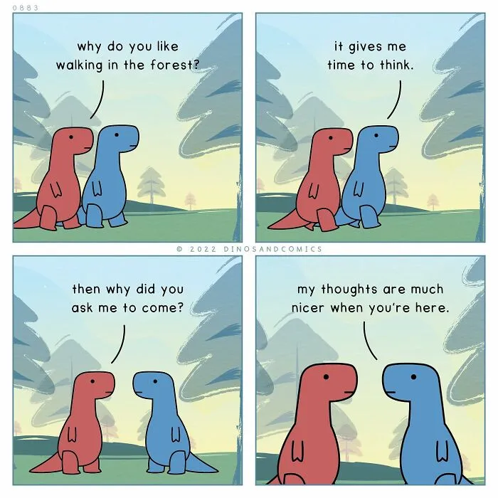 30 Honest Comics About Mental Health Illustrated With Dinosaurs (New Pics)