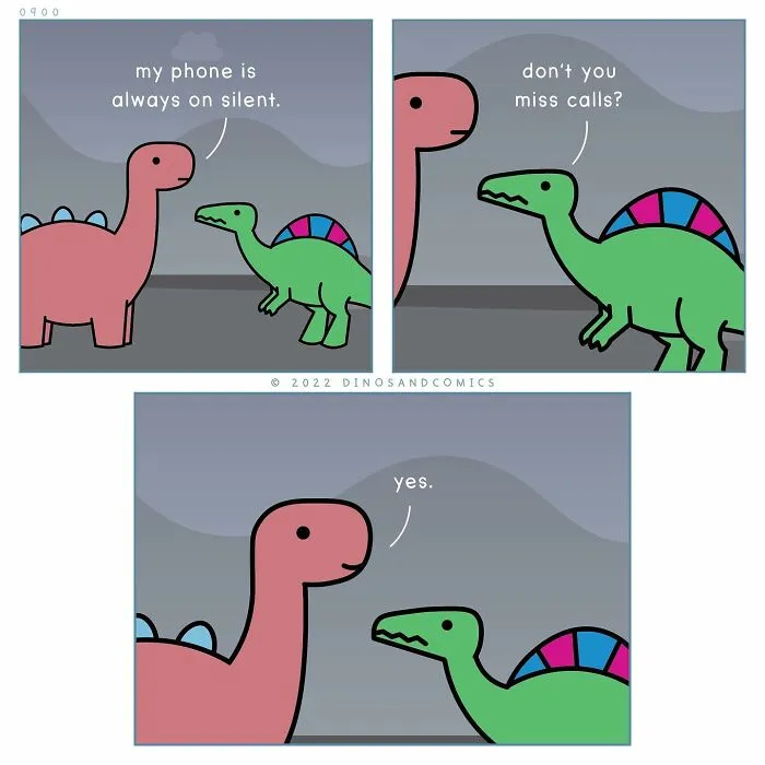 30 Honest Comics About Mental Health Illustrated With Dinosaurs (New Pics)