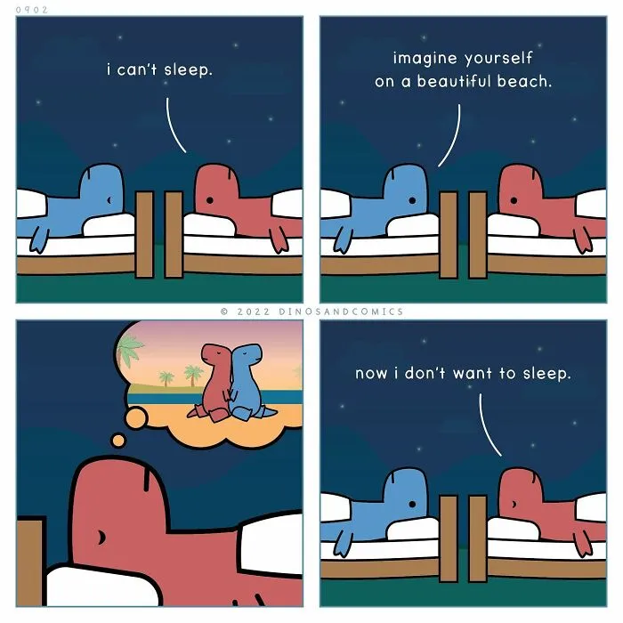 30 Honest Comics About Mental Health Illustrated With Dinosaurs (New Pics)