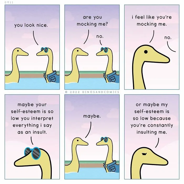 30 Honest Comics About Mental Health Illustrated With Dinosaurs (New Pics)