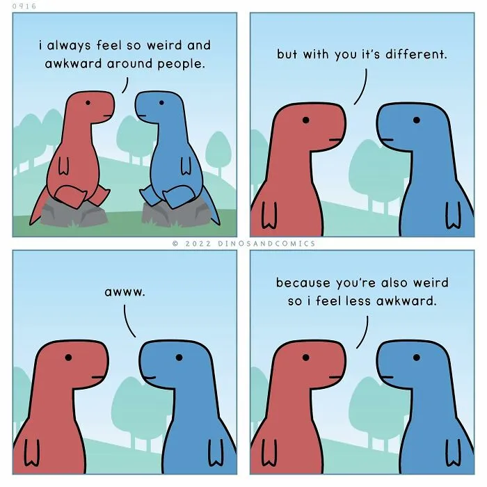 30 Honest Comics About Mental Health Illustrated With Dinosaurs (New Pics)