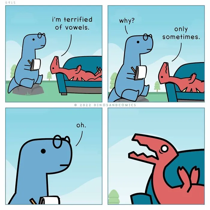 30 Honest Comics About Mental Health Illustrated With Dinosaurs (New Pics)
