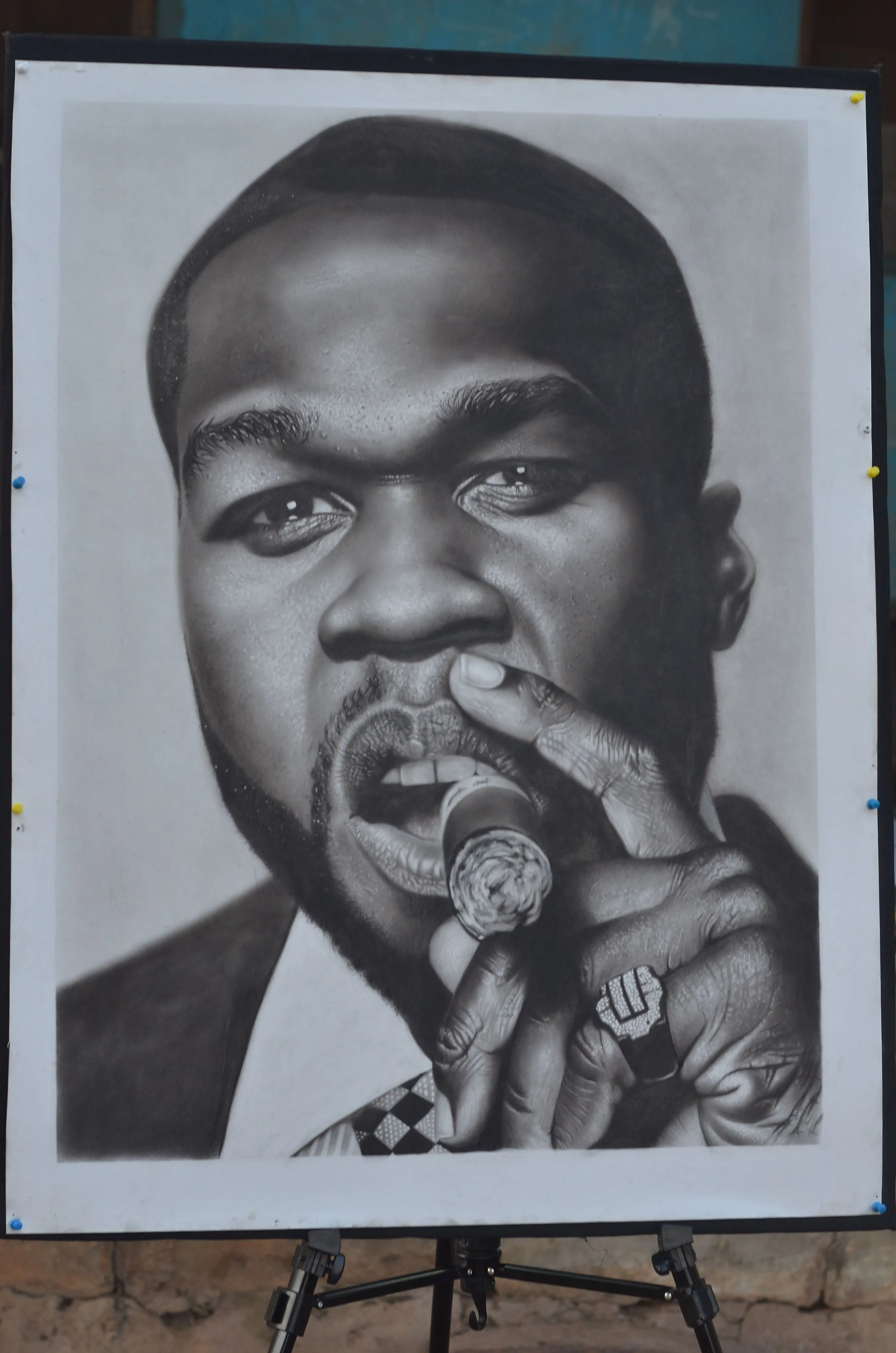 Portrait Art Of 50cent. 001 Art On Panda