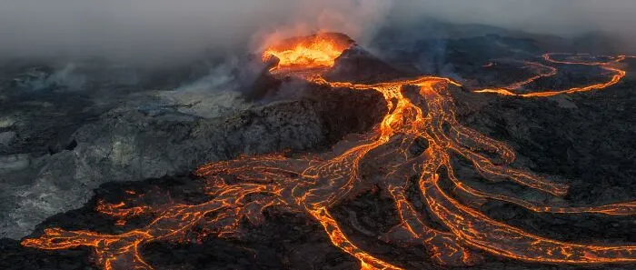 Category: Nature, Highly Commended, Volcano In The Clouds By Luis Manuel Vilariño Lopez