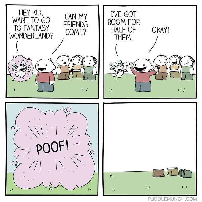 21 Comics With Dark Twists By Puddlemunch (New Pics)