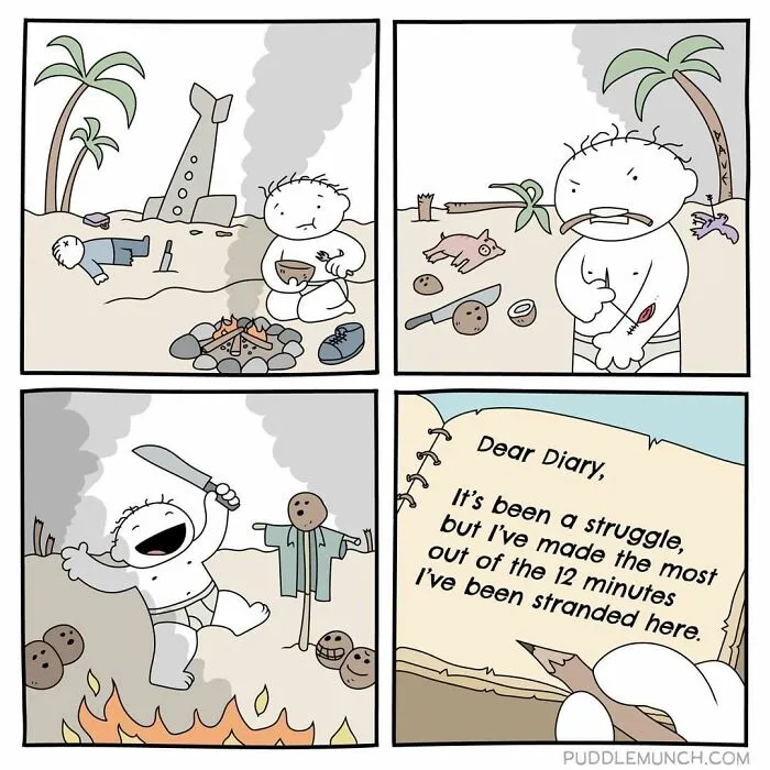 21 Comics With Dark Twists By Puddlemunch (New Pics)