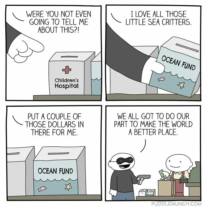 21 Comics With Dark Twists By Puddlemunch (New Pics)