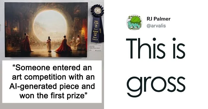 This AI-Generated Artwork Won 1st Place At Fine Arts Contest And Enraged Artists